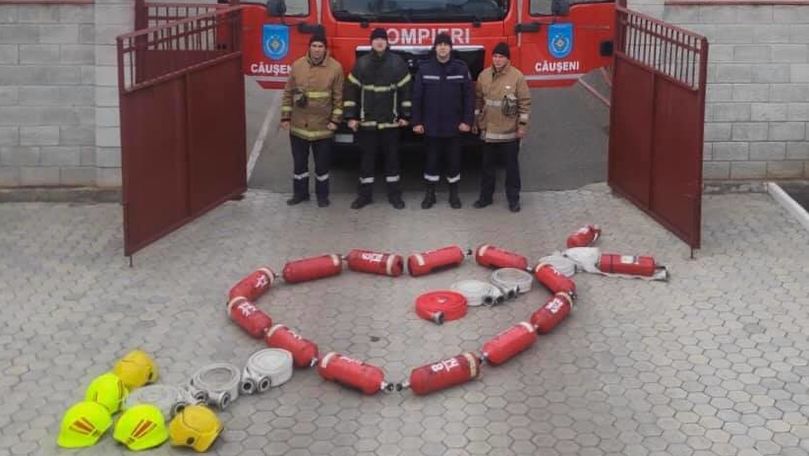 Mesajul transmis de pompierii din Căușeni tuturor îndrăgostiților