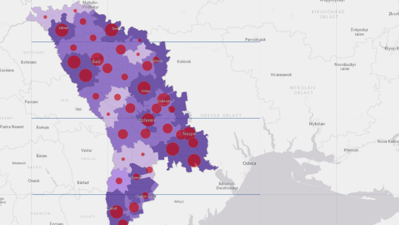 Oficial: Încă 123 de infectați în R. Moldova. Harta noilor pacienți