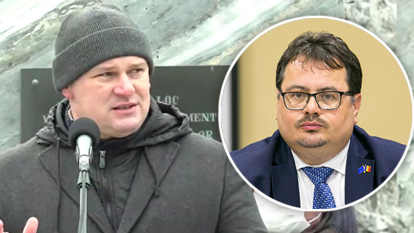 Фермер из Штефан-Водэ обратился к послу ЕС Михалко на английском языке. Коллаж: Point.md