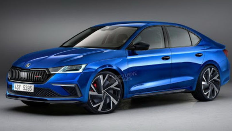 Skoda показала на видео новую Octavia RS.