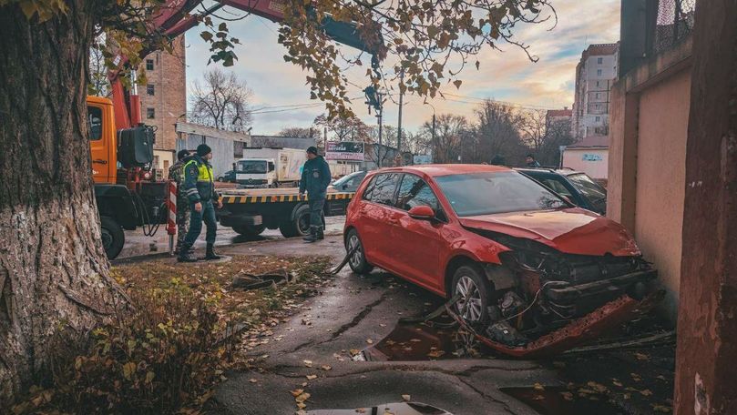 Grav accident la Tiraspol: Șoferul ar fi suferit un atac de cord