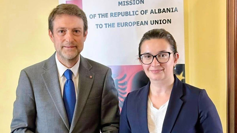 Gherasimov a abordat eforturile de aderare la UE cu ambasadorul Albaniei