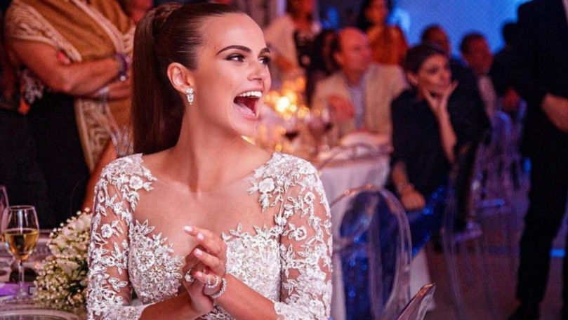 Xenia Deli și soțul ei fac 3 ani de căsătorie. Imagini de la nuntă