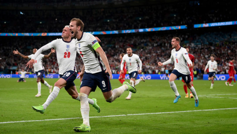 Anglia a învins Danemarca și se califică în finala EURO 2020