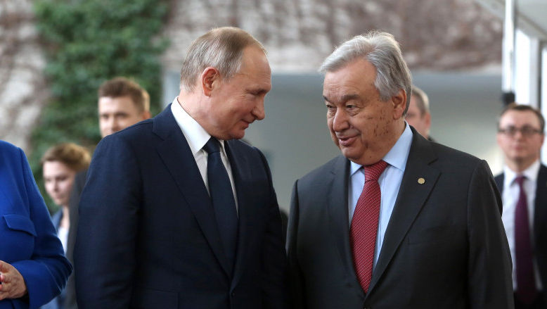 Putin se va întâlni cu Guterres în marja Summitului BRICS