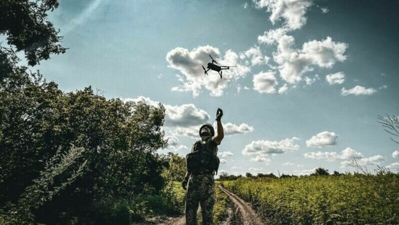 Invazie de drone în zona de război din regiunea Donețk