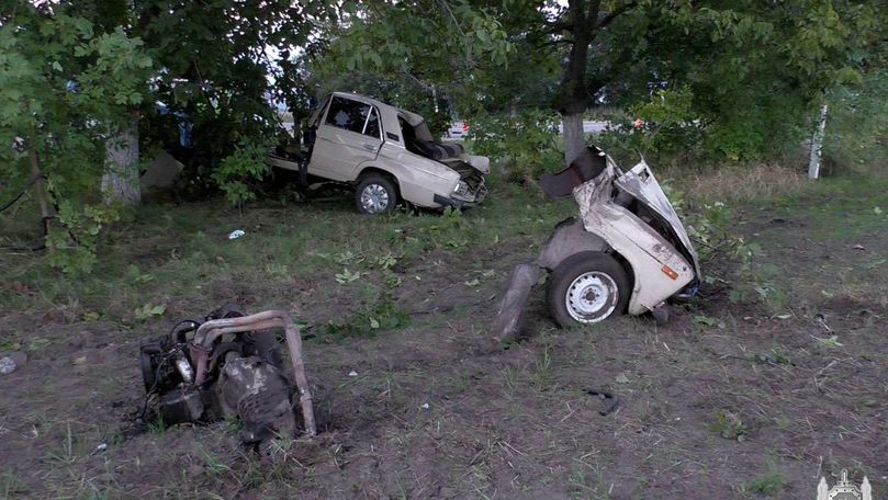 Accident grav lângă Tiraspol: O mașină, ruptă în bucăți