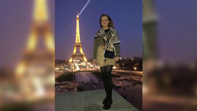 Primele imagini cu românca moartă în timp ce se poza cu turnul Eiffel