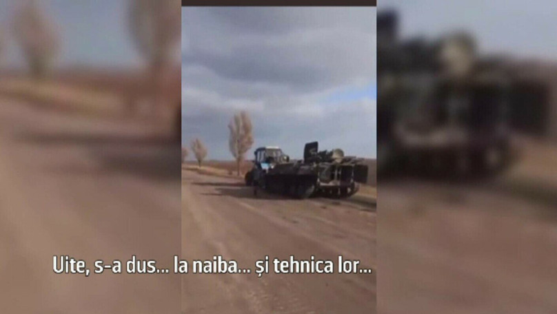 Tancul „furat de romi”, confiscat pentru a opri înaintarea armatei ruse