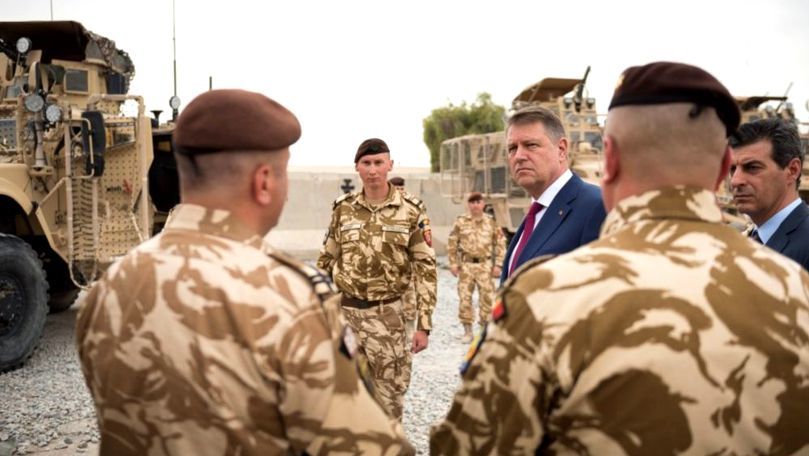 Klaus Iohannis, mesaj pentru militarii români răniţi în Afganistan
