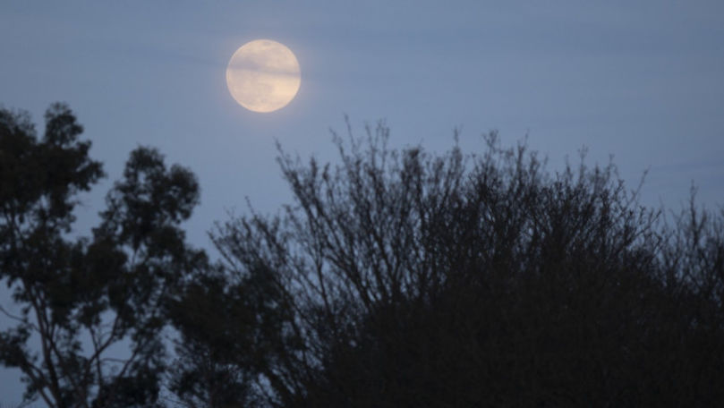 Superluna roz, fenomenul astronomic rar vizibil în această noapte