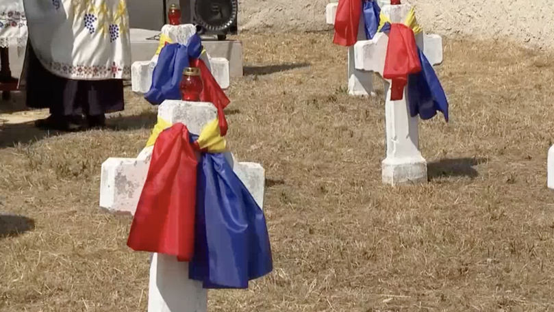 La Slobozia-Horodiște a fost reamenajat un cimitir al eroilor români