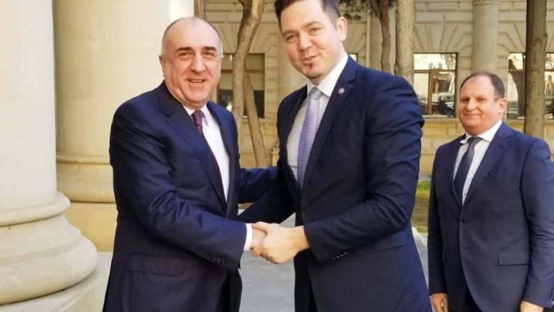 Cooperarea moldo-azeră, discutată la Baku de Ulianovschi și Mammadyarov