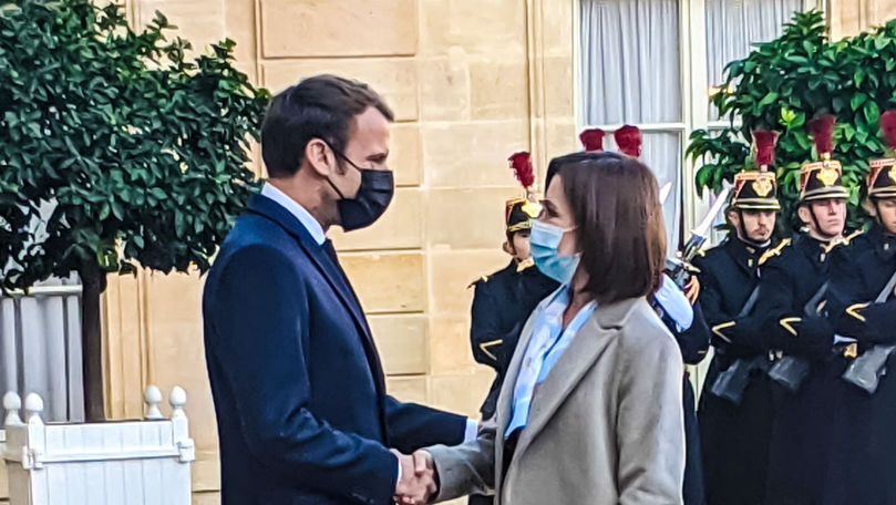 Maia Sandu, întrevedere cu Emmanuel Macron: Despre ce au discutat