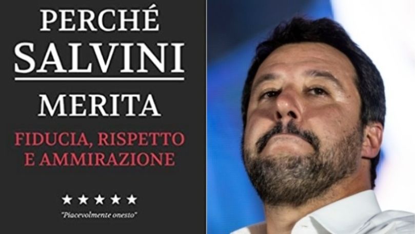 O carte despre Matteo Salvini, cu pagini goale, bestseller în Italia