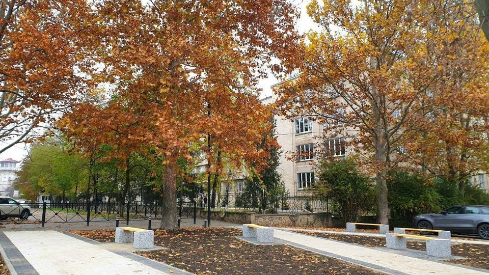 Чебан разъяснил, для чего рассыпан песок на тротуарах в центре Кишинева.
