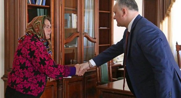 Igor Dodon a revenit la practica primirii în audiență a cetățenilor. 
