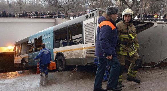 Moscova: Versiunea șoferului autobuzului care a intrat într-un pasaj subteran