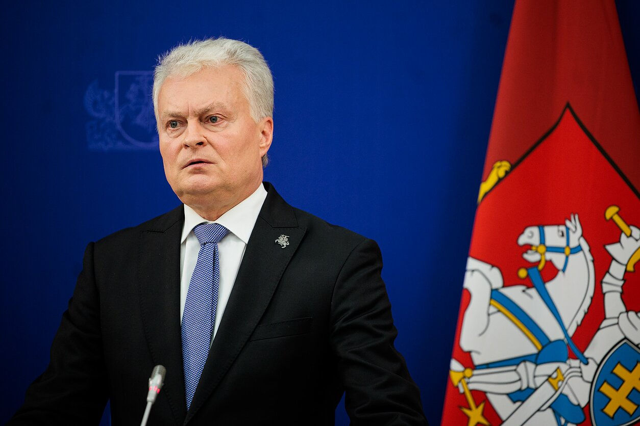Президент Литвы Гитанас Науседа.