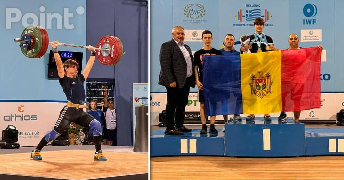 Молдавский тяжелоатлет стал чемпионом Европы среди юниоров.