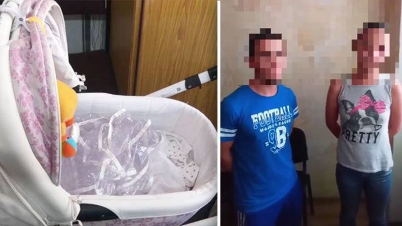 В столице задержали семейную пару, укравшую коляску из подъезда. Коллаж: Stiri.md