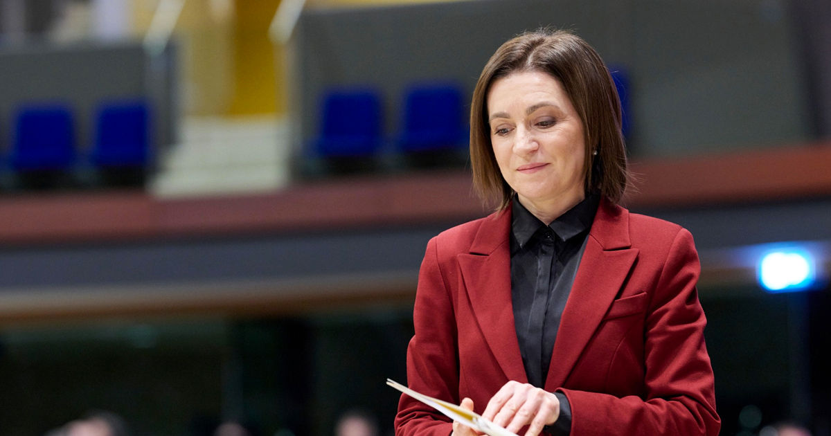 Maia Sandu a fost distinsă cu titlul de membru onorific al Ordinului European pentru Merit.