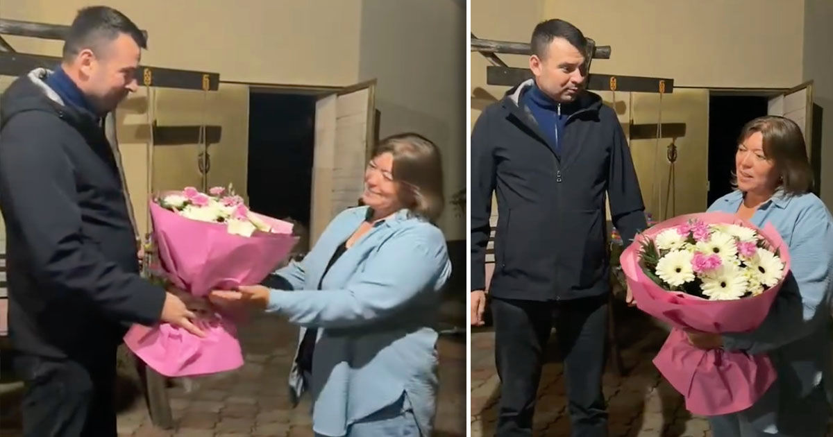 Șampanie și frigărui: Partidul lui Costiuc a celebrat victoria primarului său.