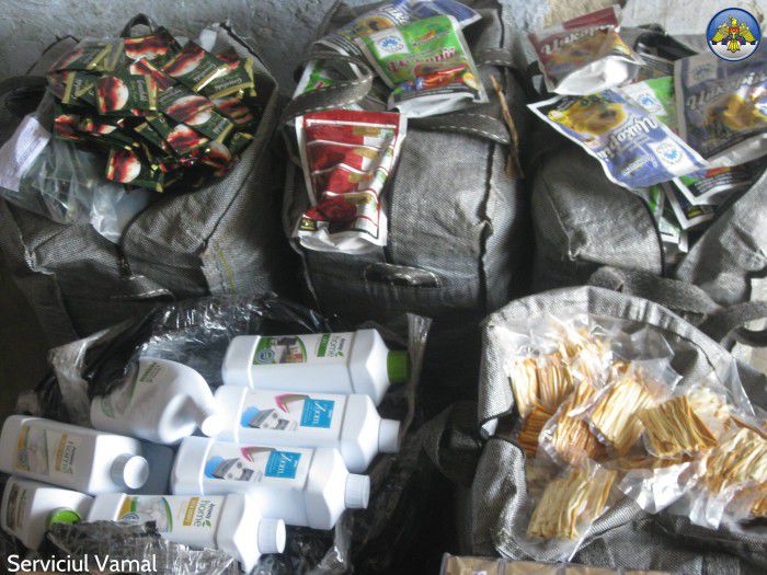 Tentative de transportare frauduloasă a unor loturi de mărfă. Foto: customs.gov.md