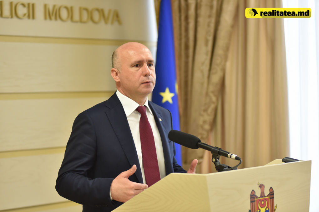 Павел Филип поблагодарил бывших коллег за вклад в реформу правительства. Фото: realitatea.md.