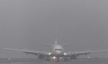 Работа аэропорта нормализуется как только рассеется туман.  
