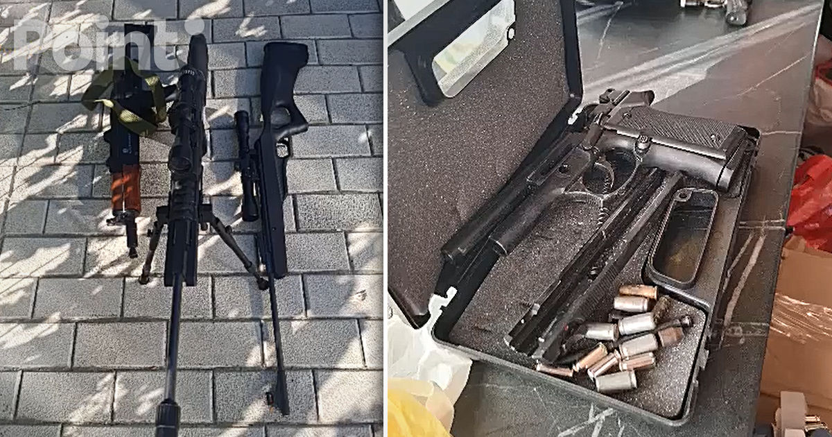 Un arsenal de arme, descoperit în casa unui bărbat din Cimișlia în urma unor percheziții.