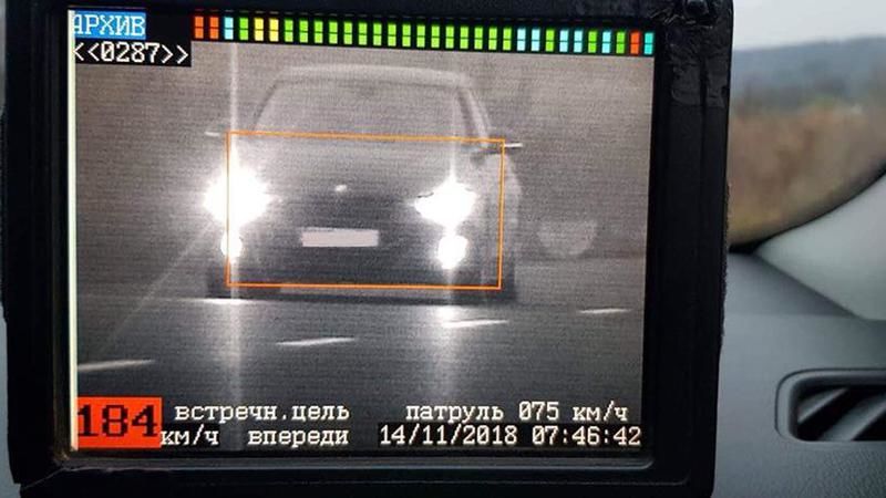 На трассе Кишинев-Унгены водитель разогнался до 184 км/ч. 