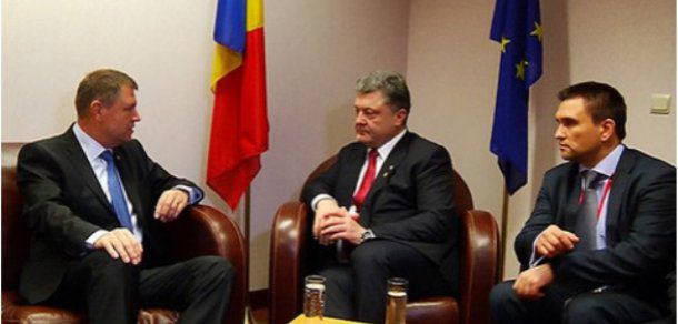Preşedintele Klaus Iohannis a avut, joi, o întâlnire bilaterală cu preşedintele Ucrainei, Petro Poroşenko. Foto: deschide.md