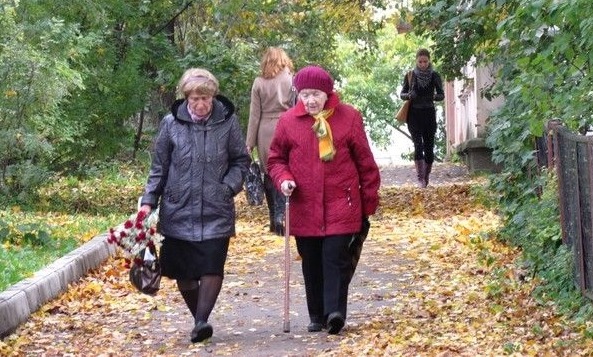 Из общего числа лиц в возрасте 60 лет и старше 64,6% перемещаются ежедневно с определенной целью.
