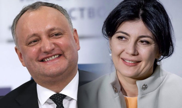 Diacov sugerează prietenia dintre Silvia Radu şi Igor Dodon. Foto: Colaj Point