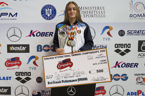 Молдова завоевала 22 медали на Открытом чемпионате Румынии по плаванию.