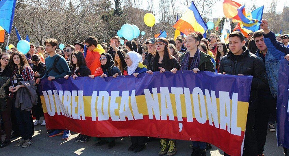 Акция унионистов состоялась 27 марта в Кишиневе. Фото: sputnik.md