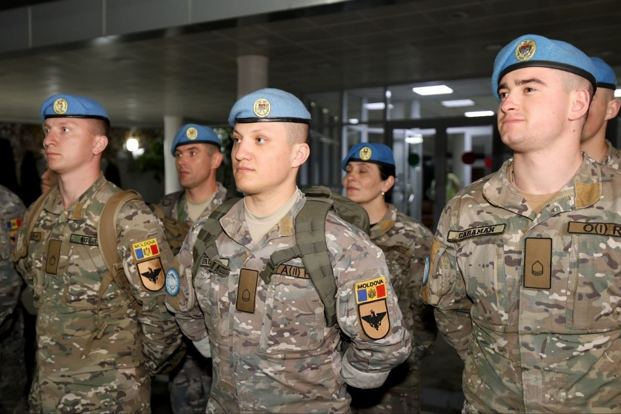 Молдавский контингент ООН вернулся домой из Ливана.