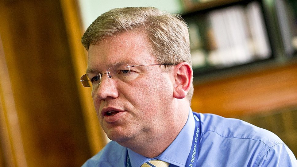Штефан Фюле уверен, что в ближайшем будущем молдавские вина и другая продукция найдут своих покупателей в Европе. Фото: kommersant.ru