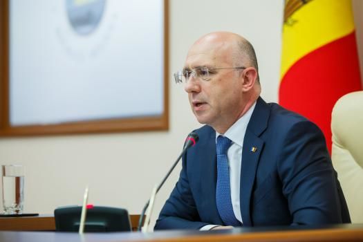 Премьер-министр попросил власти поддержать проект и совершать все закупки через MTender. Фото: gov.md.