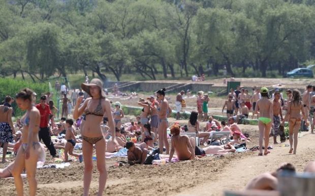 Pericol de holeră pe o plajă din Chișinău. Foto: adevarul.ro