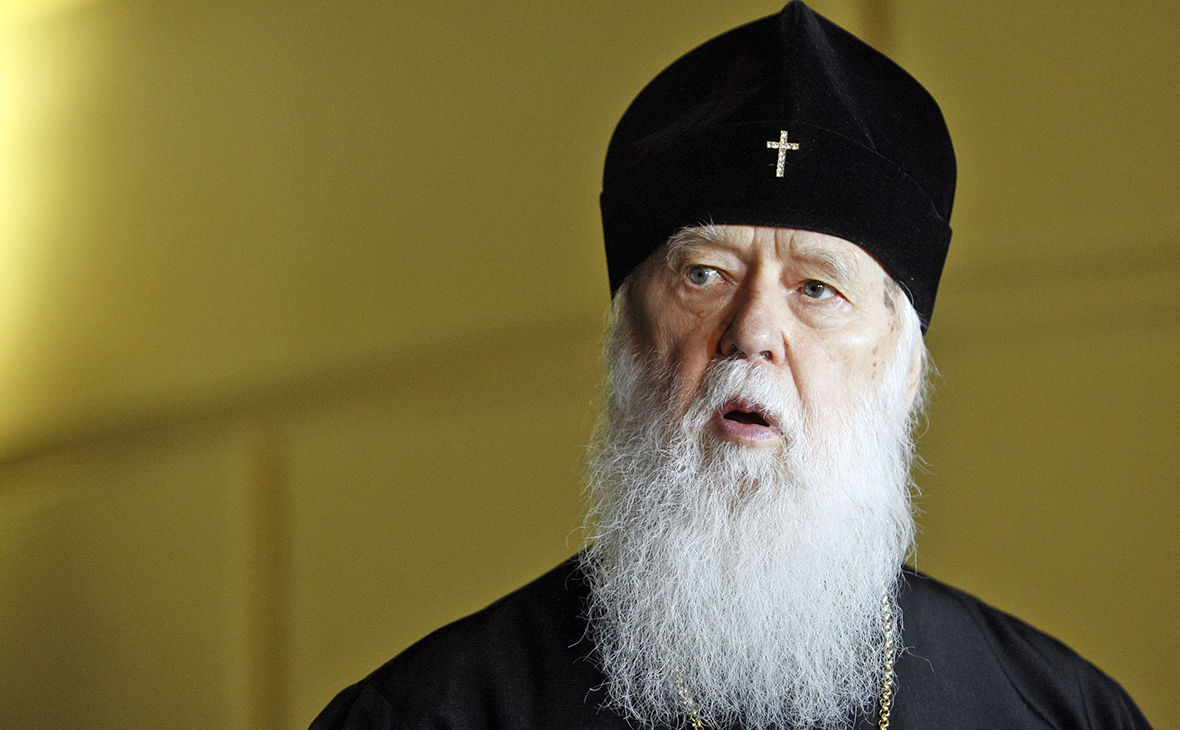 Patriarhul Bisericii Ortodoxe Ucrainene a Patriarhiei Kievului, Filaret, a decedat.