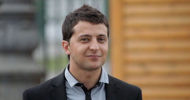 Украинский актёр комедийного жанра Владимир Зеленский.
