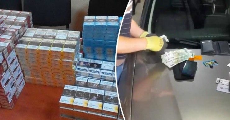 Молдавские спецслужбы обнаружили контрабандные сигареты на полмиллиона евро. 