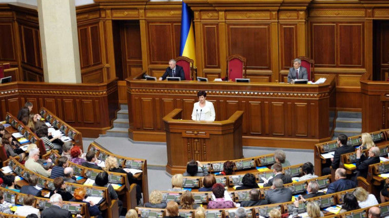 Parlamentarii ucraineni au declarat că este inacceptabil ca problema Crimeii să fie folosită în campania electorală din R.Moldova. Foto: Rada ucraineană