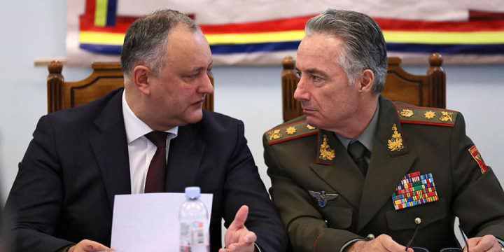Dodon își promovează candidatul la funcția de ministru al Apărării. 