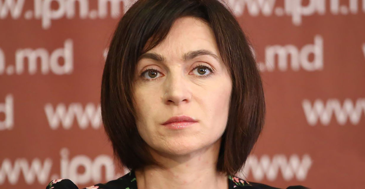 Экс-премьер, лидер партии «Действие и солидарность» Майя Санду.