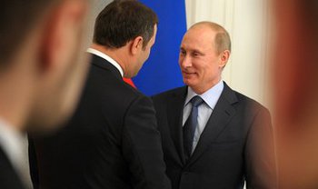 Declarație: "Filat, primit de Putin ca un gastarbeiter". Foto:kremlin.ru