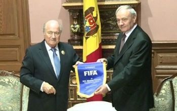 Nicolae Timofti și Joseph Blatter au abordat și problema construcției unui complex sportiv de anvergură la Chișinău