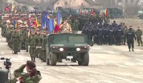 Военный парад пройдёт на Площади Конституции в Бухаресте.
